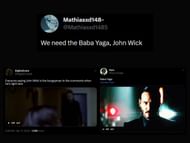 Fan reactions to the trailer. (Image via Twitter)